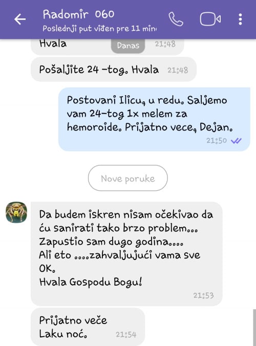 rezenzija staroplaninski melem za hemoroide